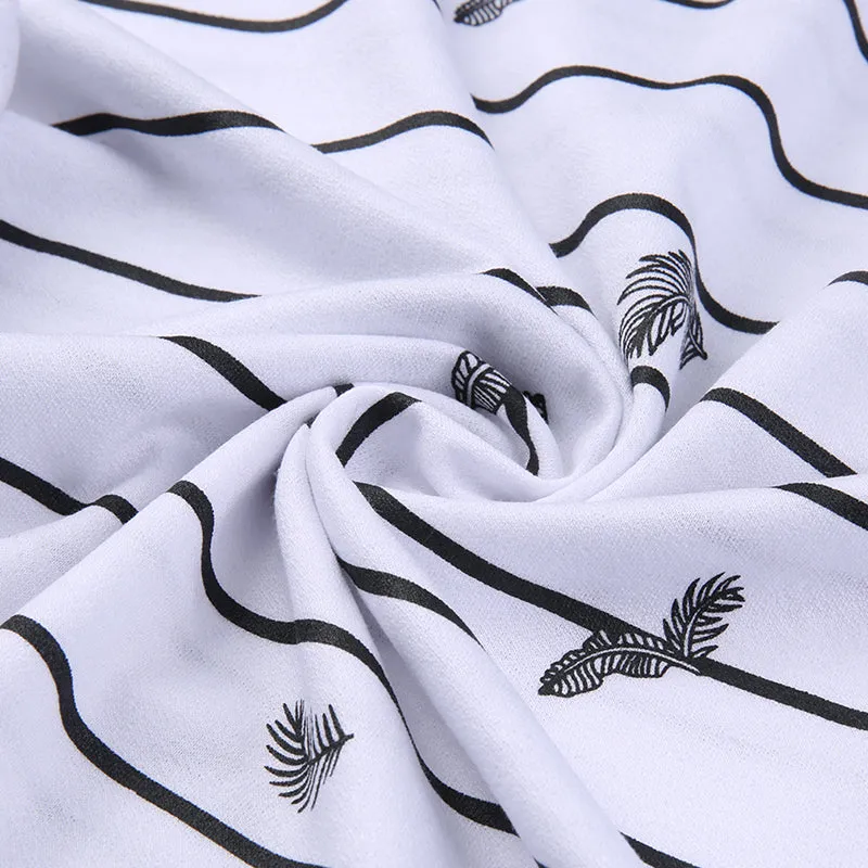 2019 New Fashion Brand T Shirts Mens O Neck Striped Summer Tops  Street Style Trends Print Short Sleeve Tshirts Men Clothing