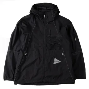 And Wander Breath Rip Hoodie Black