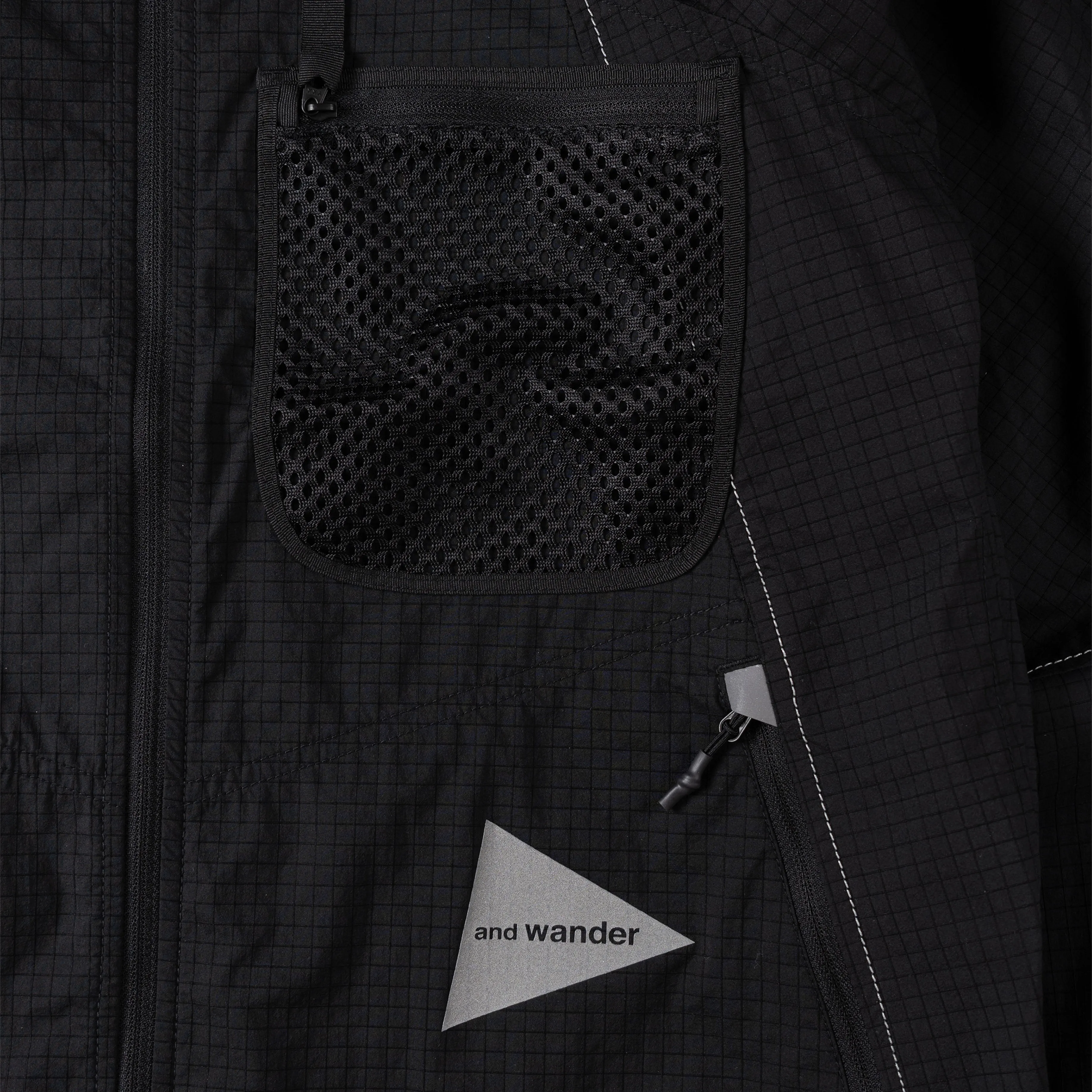 And Wander Breath Rip Hoodie Black