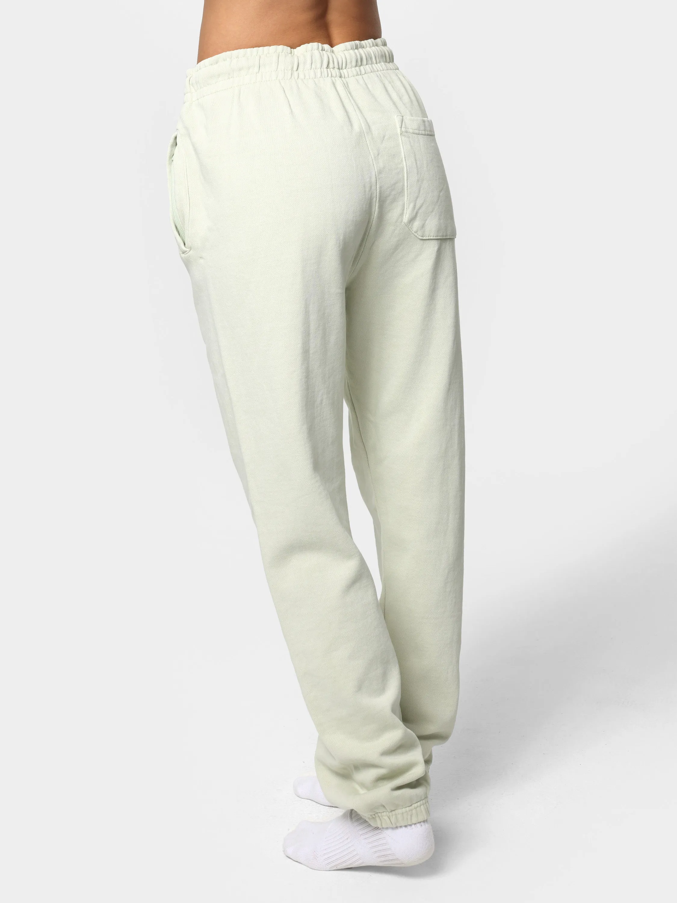 Bedazzled Initial Pistachio Joggers