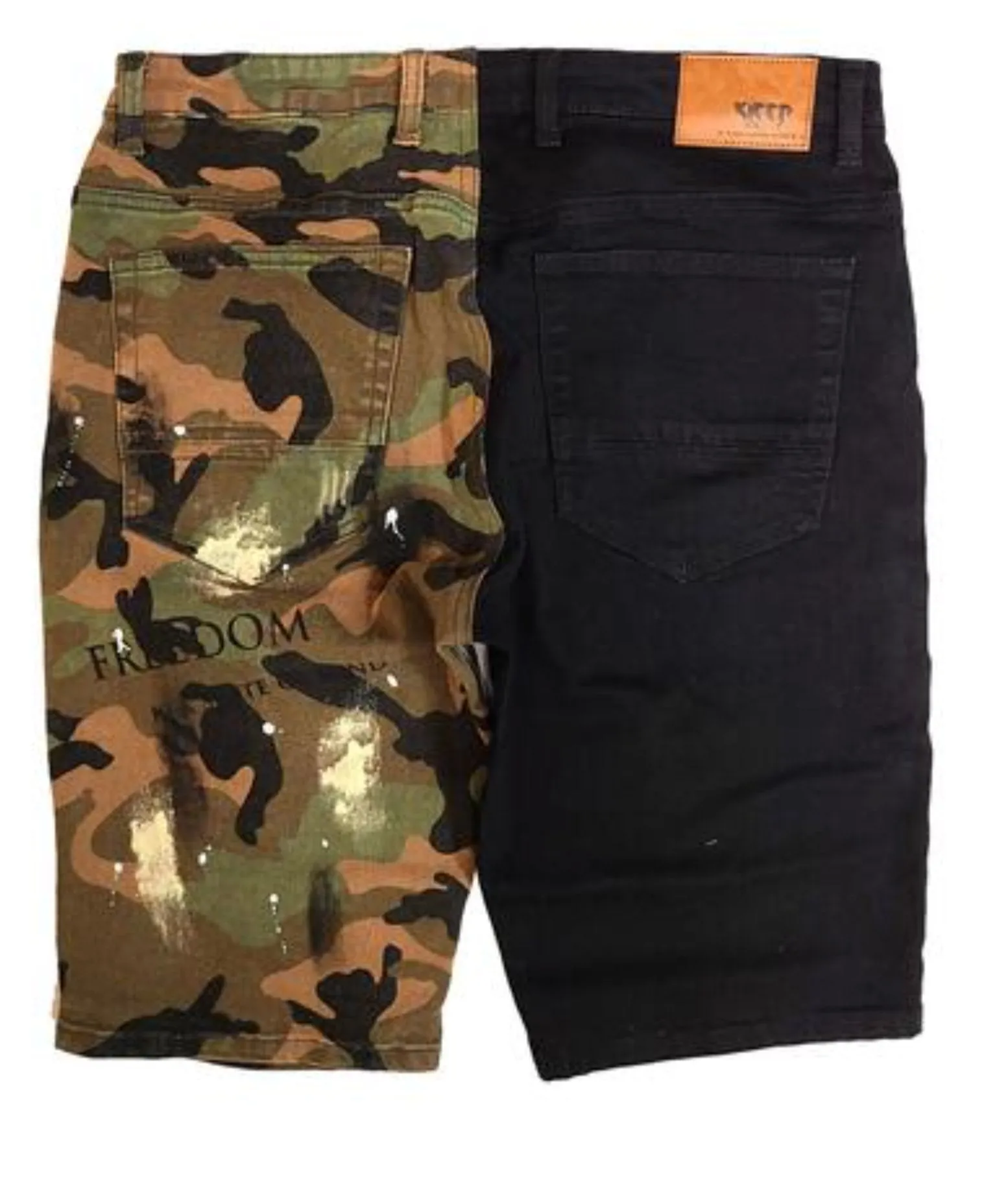 Bistre Premium Washed Denim Short Pants