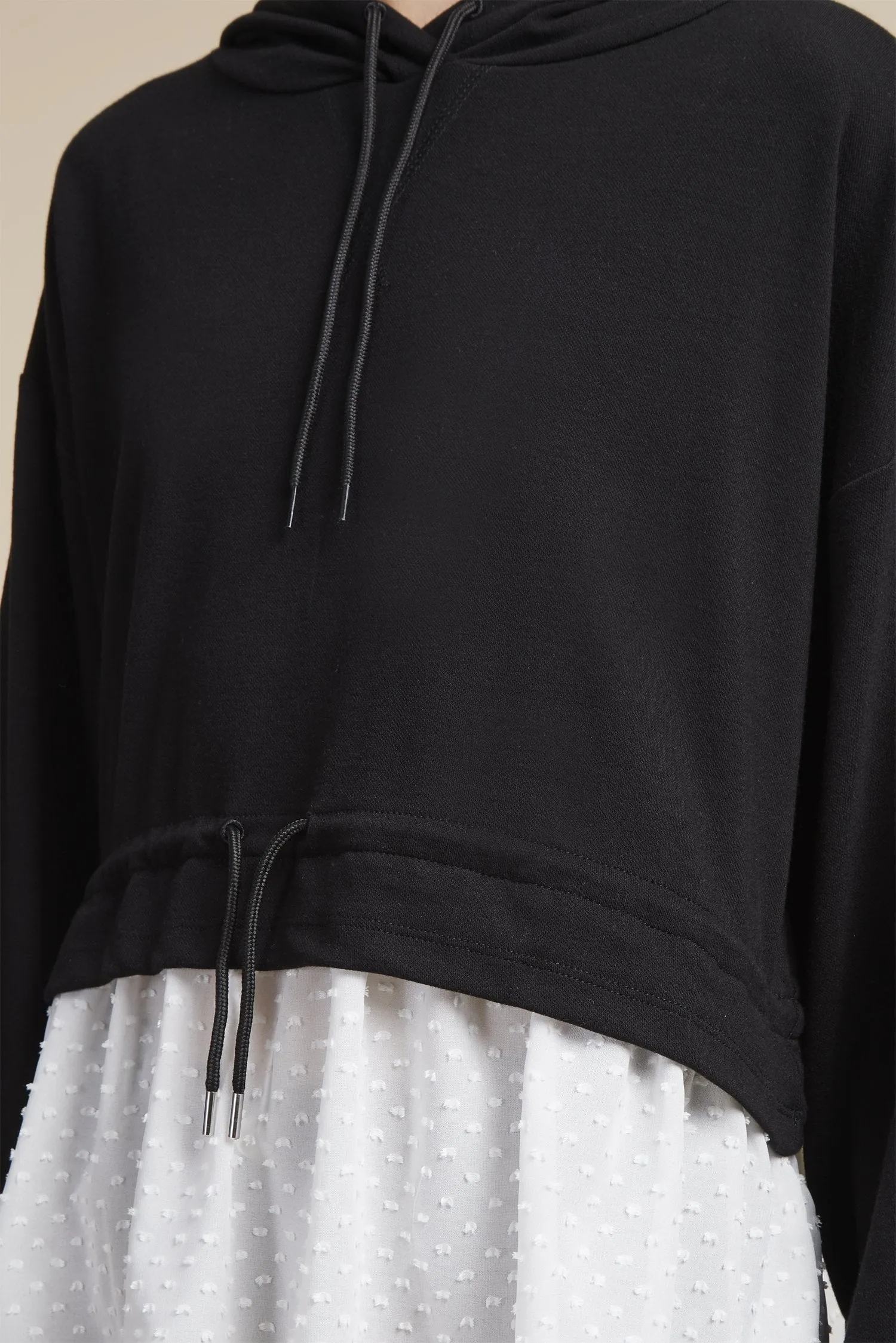 Cantin Double Face Jersey Hooded Top