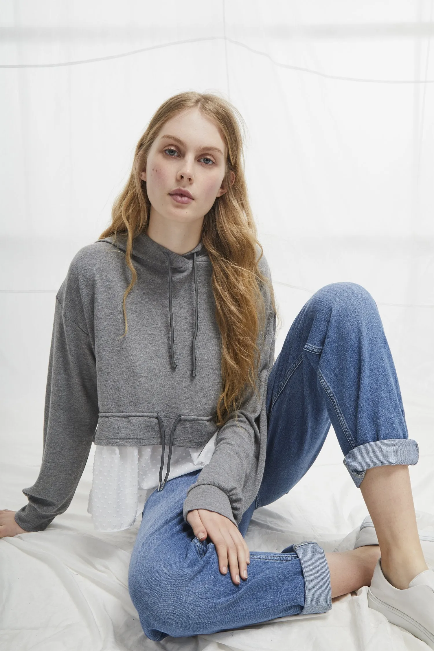 Cantin Double Face Jersey Hooded Top