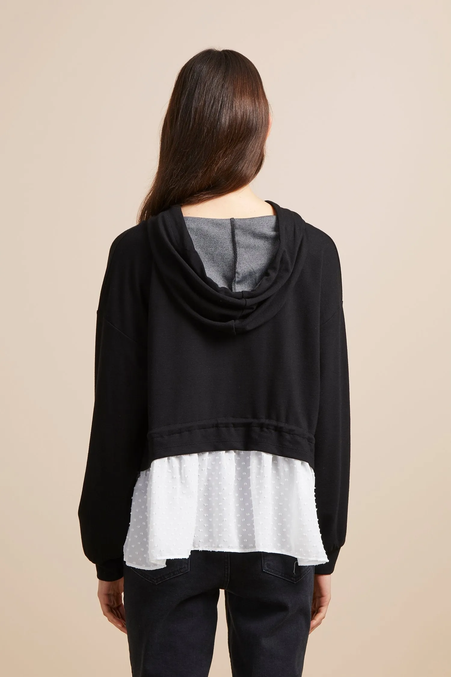 Cantin Double Face Jersey Hooded Top