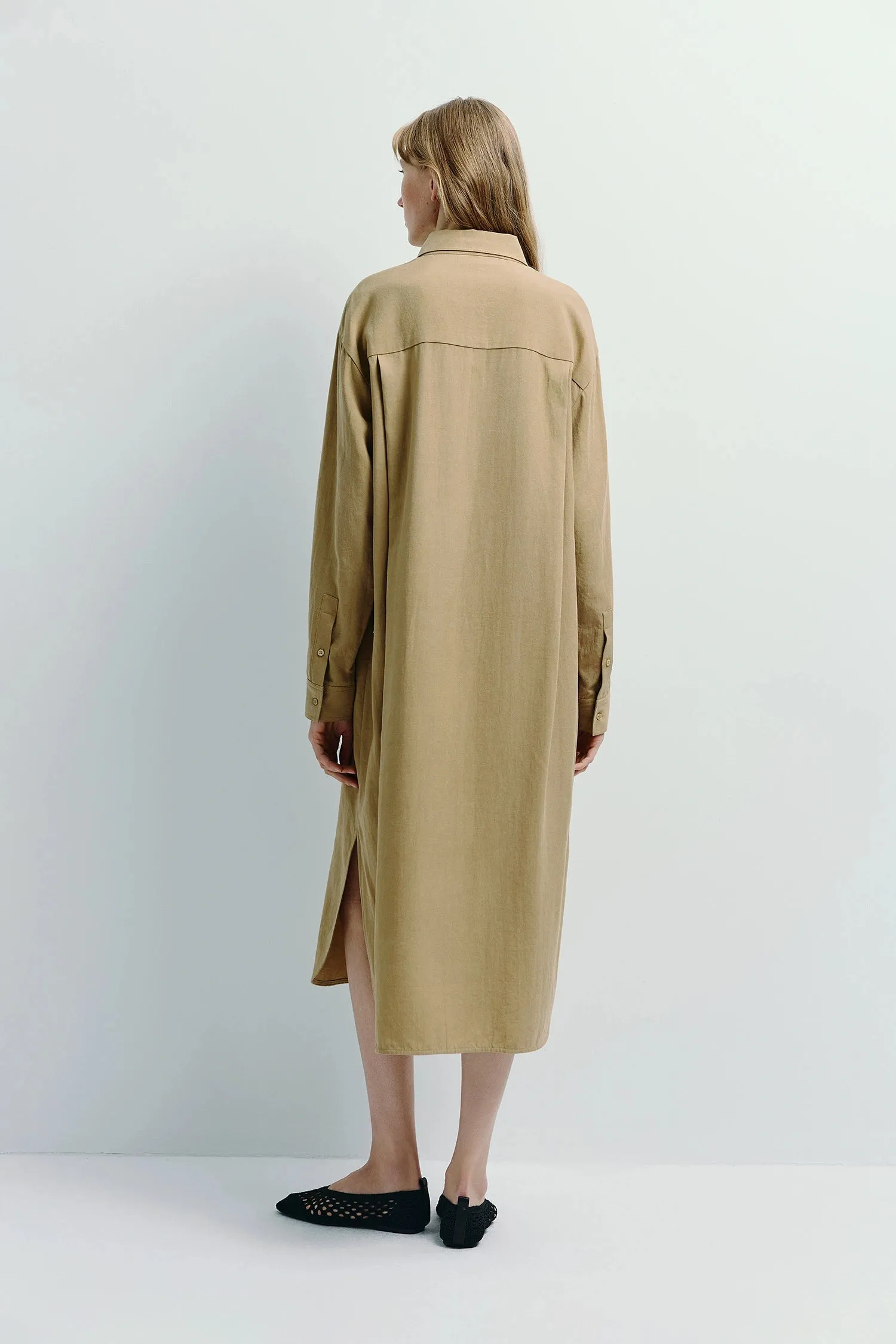 Carel Oversized Shirt Dress