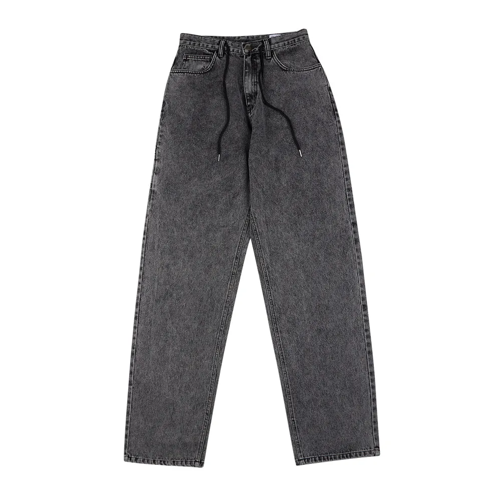 CARPENTER LOOSEFIT DENIM PANTS STONE BLACK