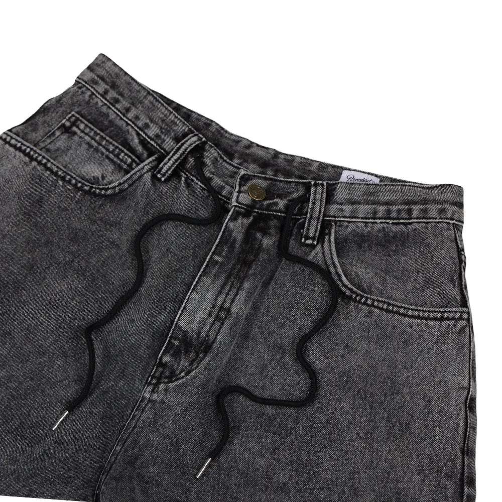 CARPENTER LOOSEFIT DENIM PANTS STONE BLACK
