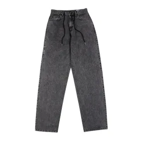 CARPENTER LOOSEFIT DENIM PANTS STONE BLACK