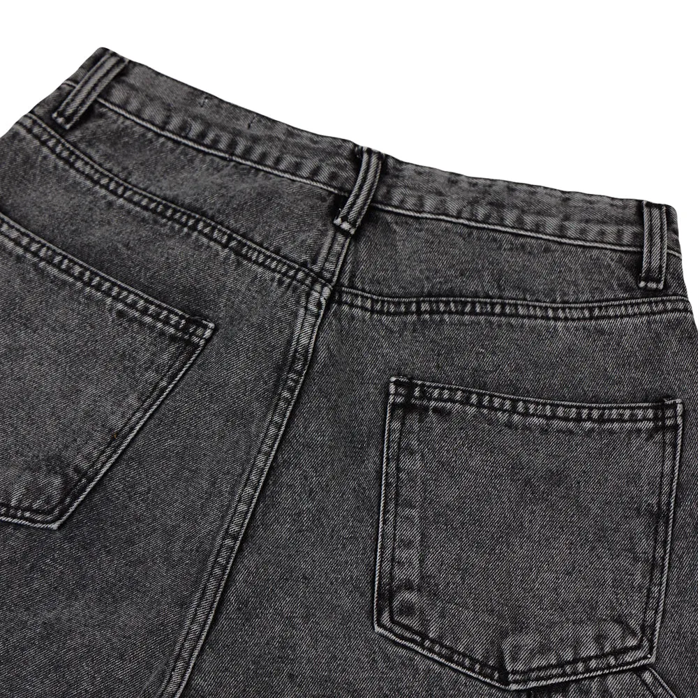 CARPENTER LOOSEFIT DENIM PANTS STONE BLACK