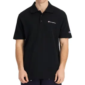 Champion Pique Polo Shirt - Black