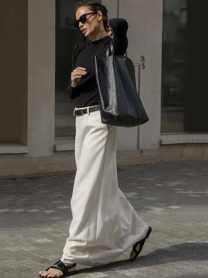 Chicmy-Stylish H-Line Solid Color Skirts Bottoms