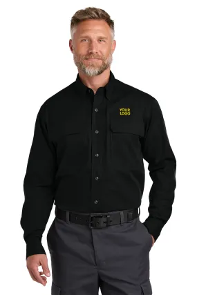 CornerStone Long Sleeve Select Tactical Custom Shirts, Black