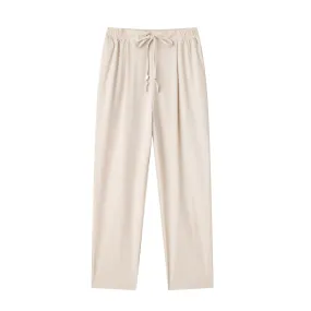 Drawstring Waist Low Rise Cropped Joggers