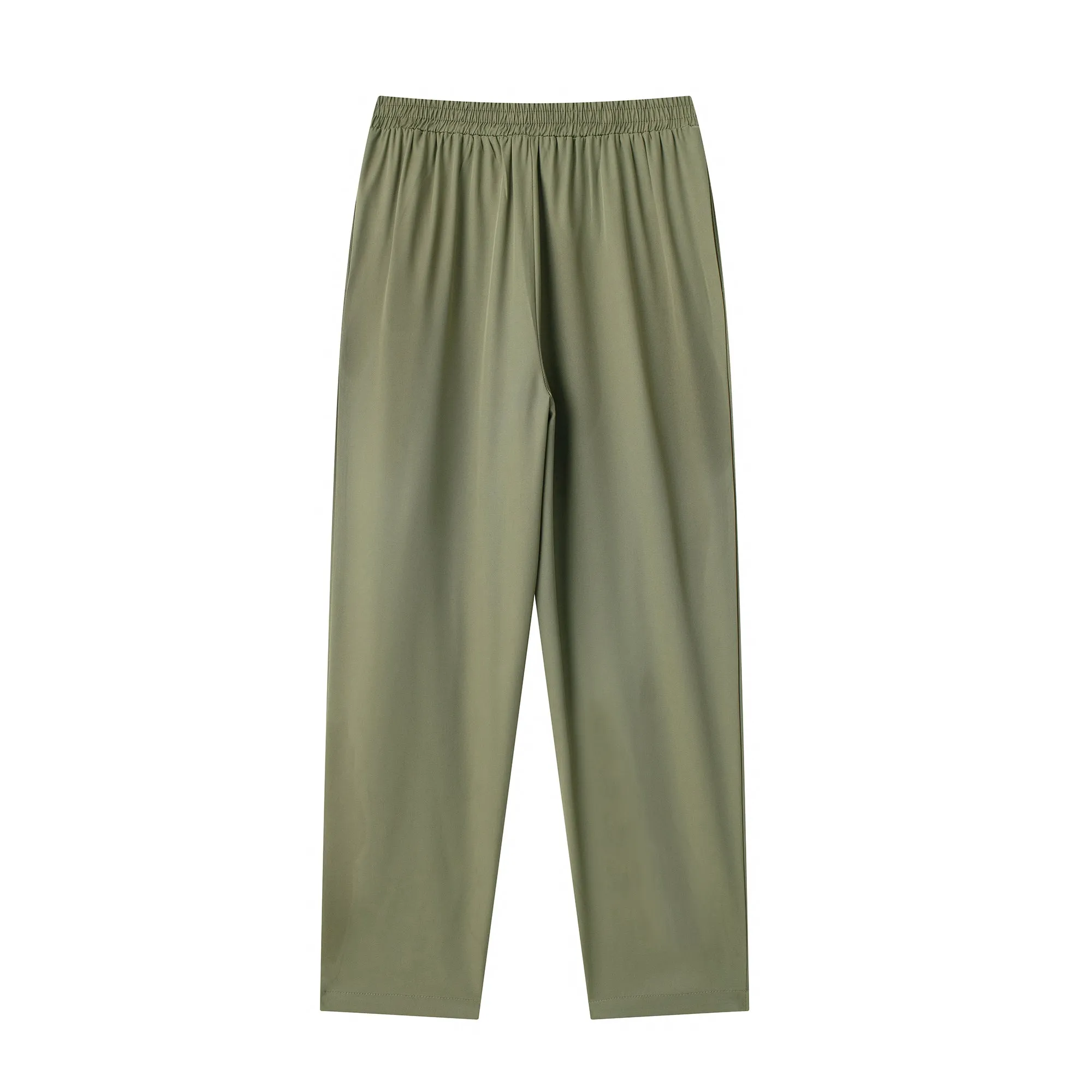 Drawstring Waist Low Rise Cropped Joggers