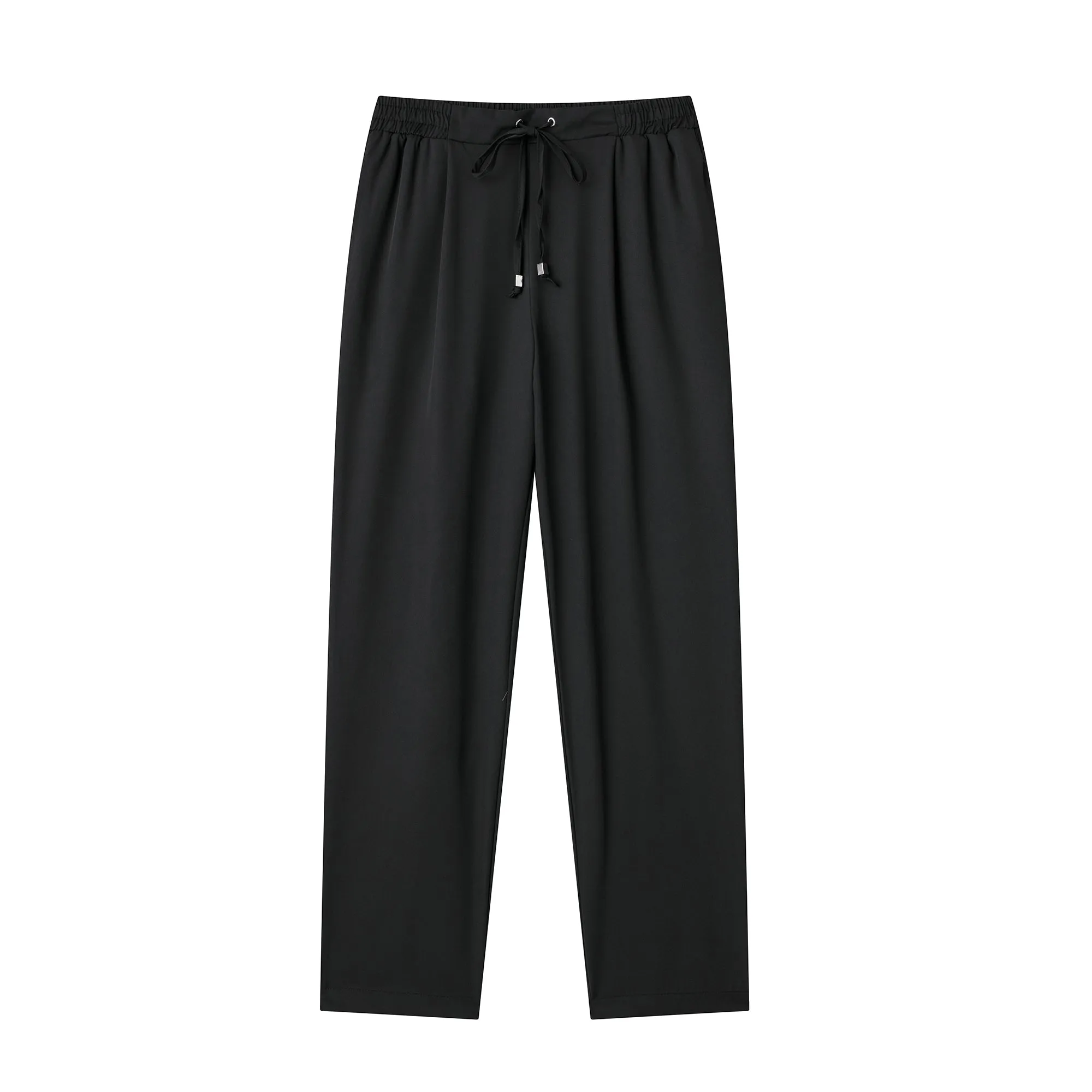 Drawstring Waist Low Rise Cropped Joggers