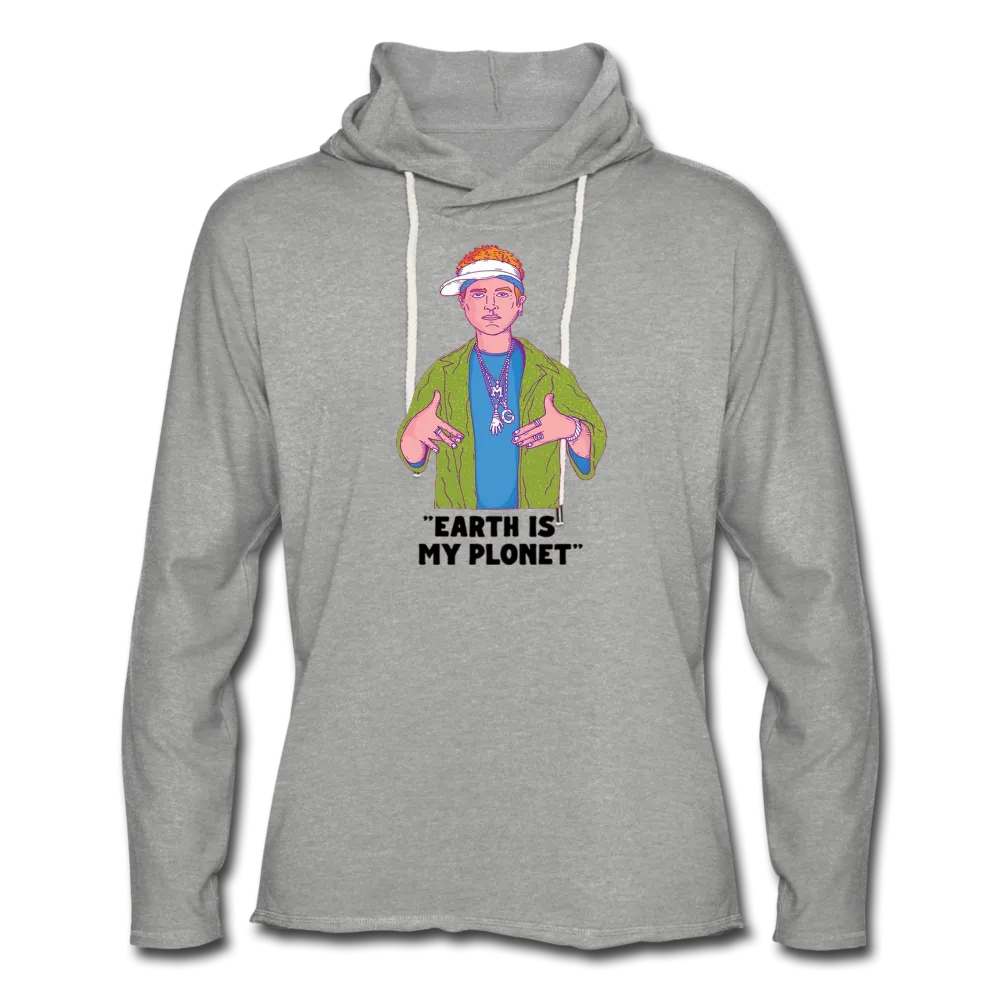 Earth is my Planet, Lightweight Terry Hoodie
