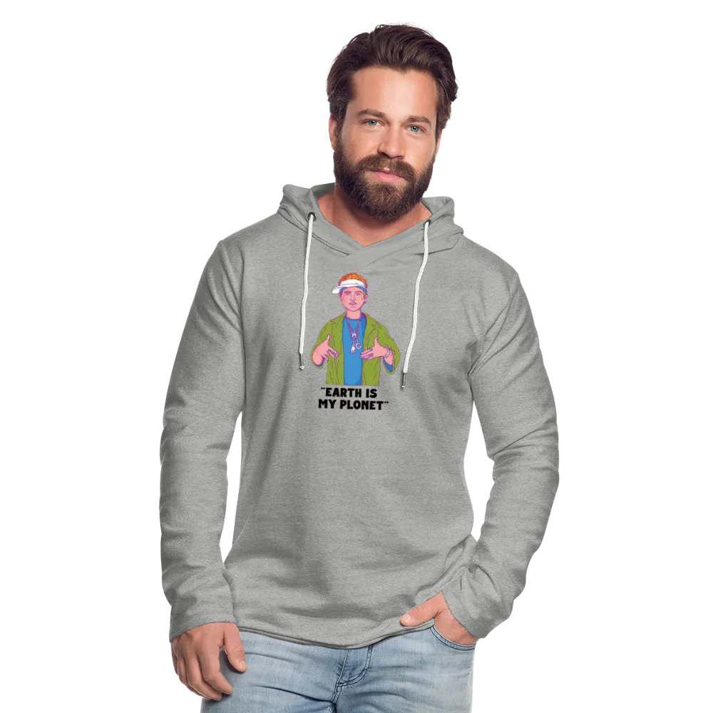 Earth is my Planet, Lightweight Terry Hoodie