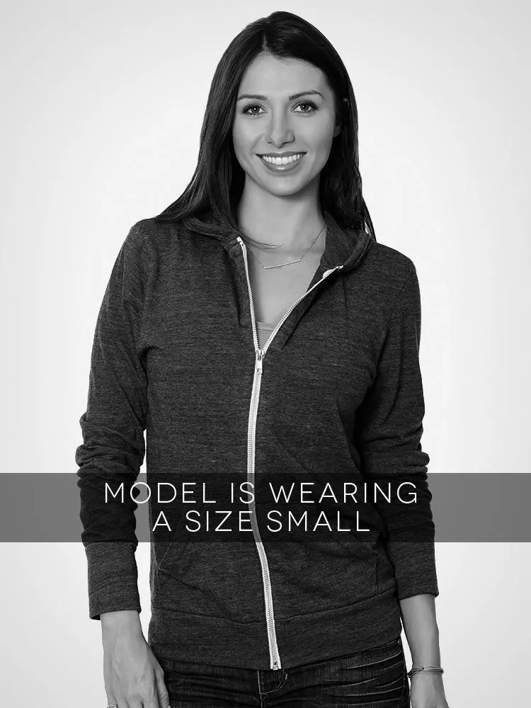 Eco-Heather Zip Hoodie