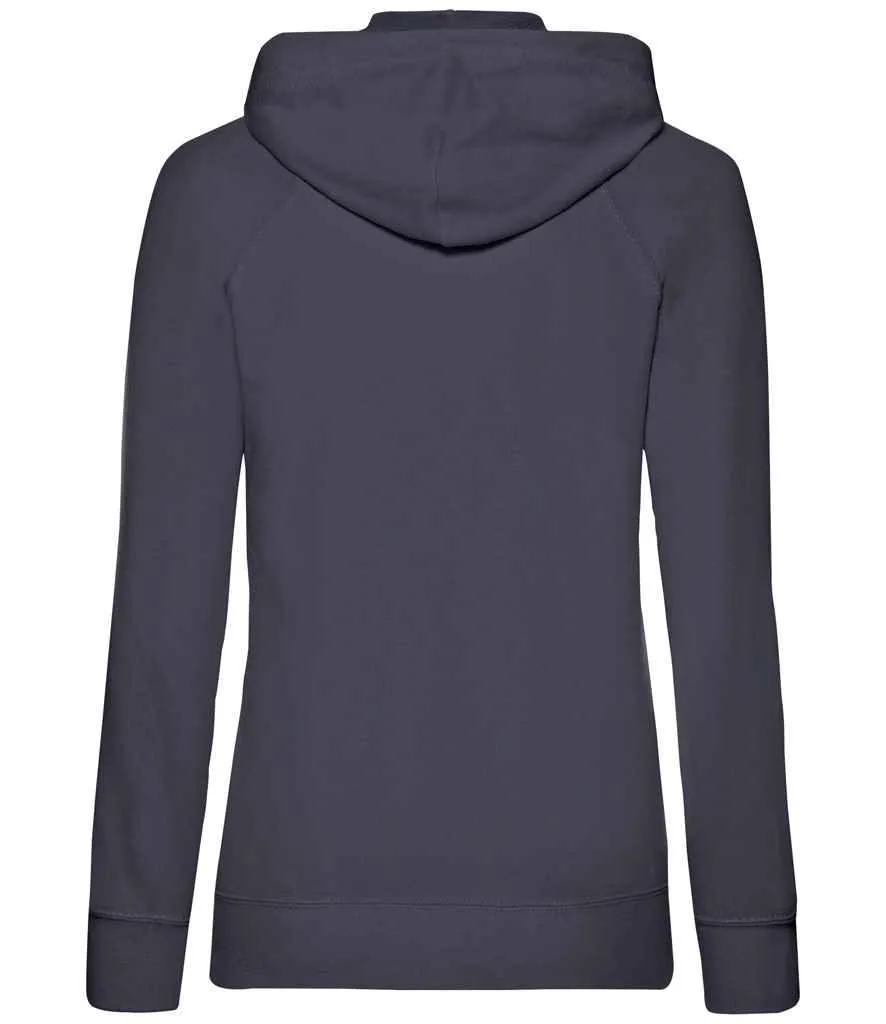 Fruit of the Loom Lady Fit Lightweight Zip Hooded Sweatshirt