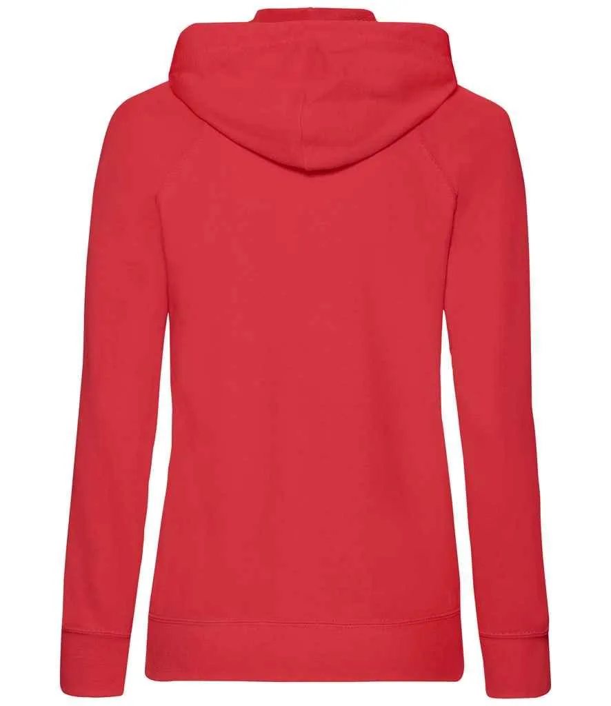 Fruit of the Loom Lady Fit Lightweight Zip Hooded Sweatshirt