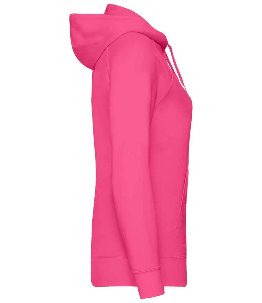 Fruit of the Loom Lady Fit Lightweight Zip Hooded Sweatshirt