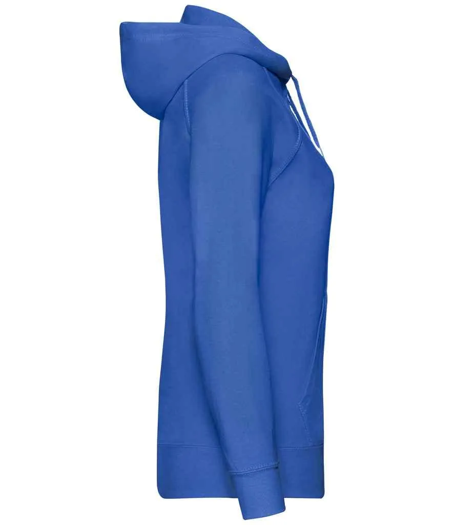 Fruit of the Loom Lady Fit Lightweight Zip Hooded Sweatshirt