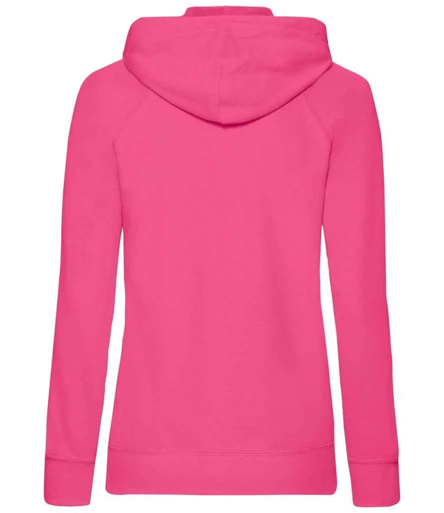 Fruit of the Loom Lady Fit Lightweight Zip Hooded Sweatshirt