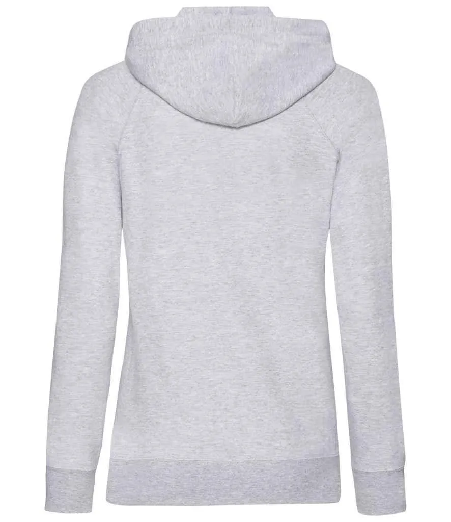 Fruit of the Loom Lady Fit Lightweight Zip Hooded Sweatshirt