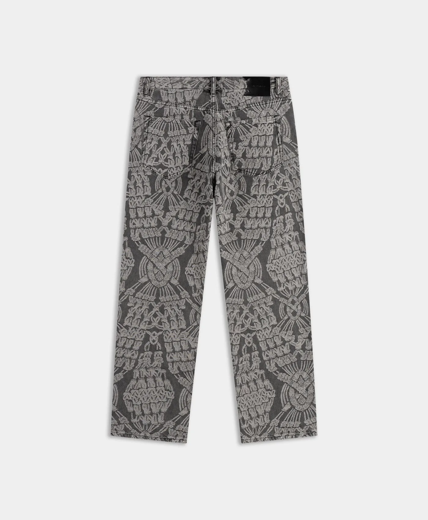 Grey Macrame Amba Jeans