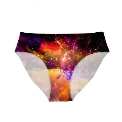 High Waisted Galaxy Booty Shorts