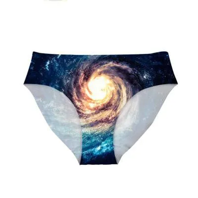 High Waisted Galaxy Booty Shorts