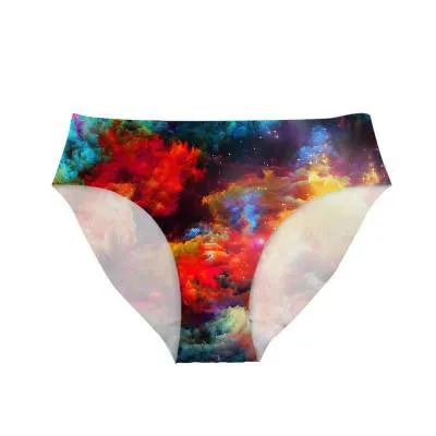 High Waisted Galaxy Booty Shorts