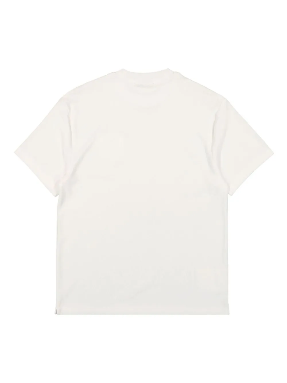 logo-embroidered towelling T-Shirt