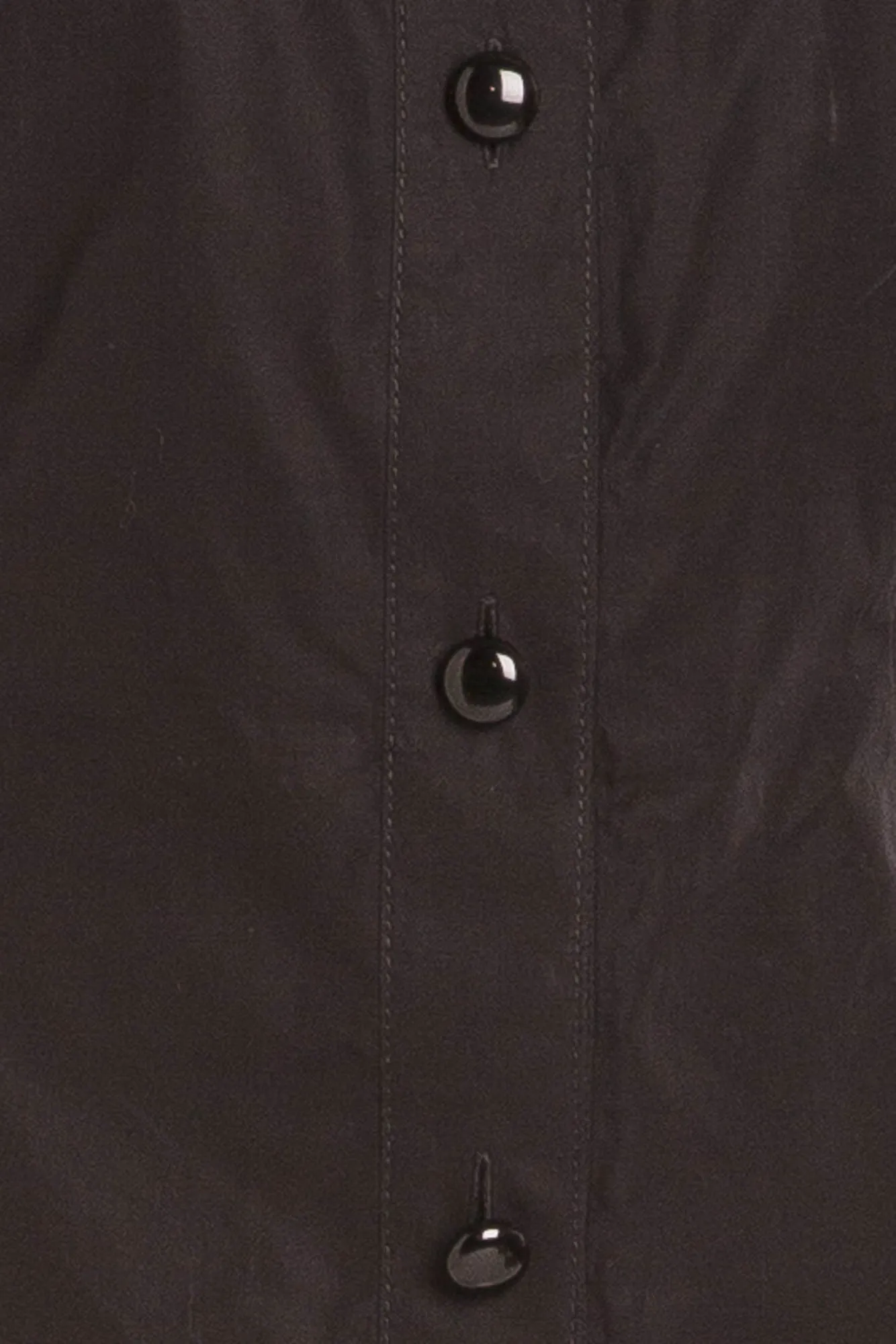 Louis Vuitton - Editorial, 3/4 Sleeve Black/White Collar Button Up - FR 38