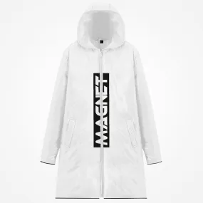Magnet Long haul Cotton-pad Zipper-up Hoodie