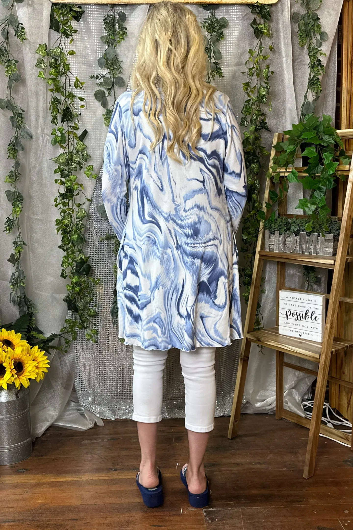 Marble Cardi with all the Feels