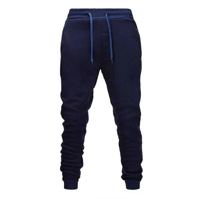 Mens Joggers Casual Pants Fitness Men Sportswear Tracksuit Bottoms Skinny Sweatpants Trousers