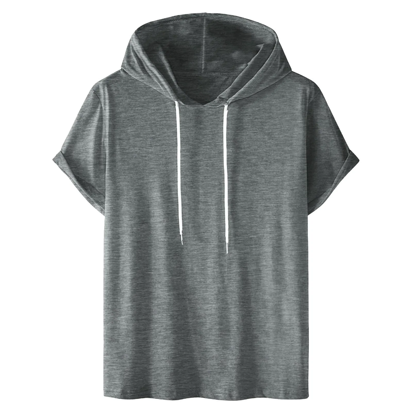 Men's Short Sleeve Gym Hoodie