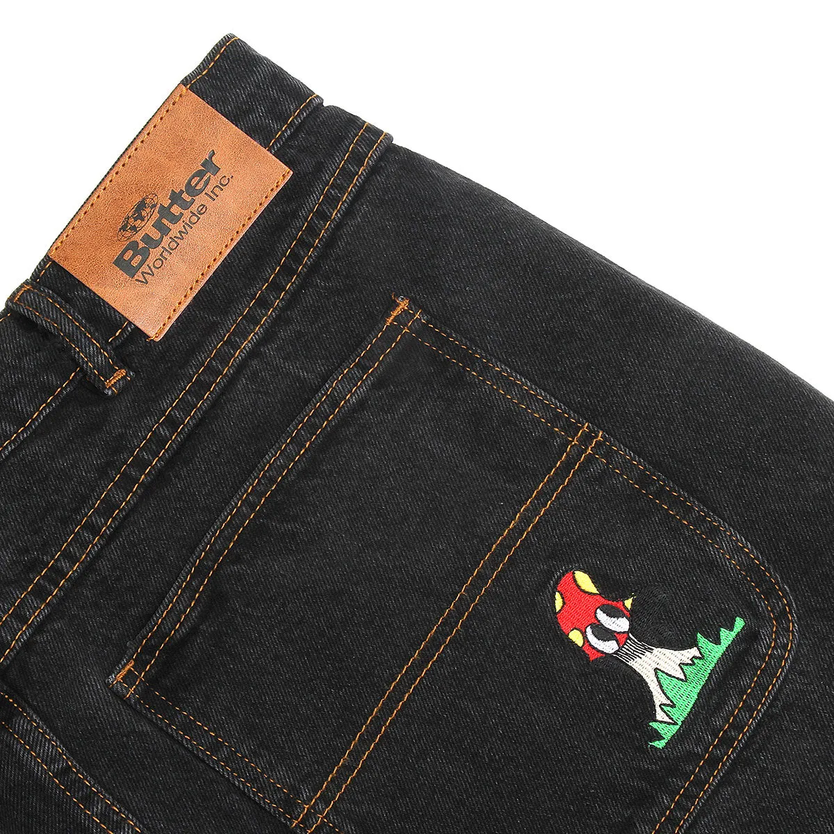 Mushroom Denim Pants