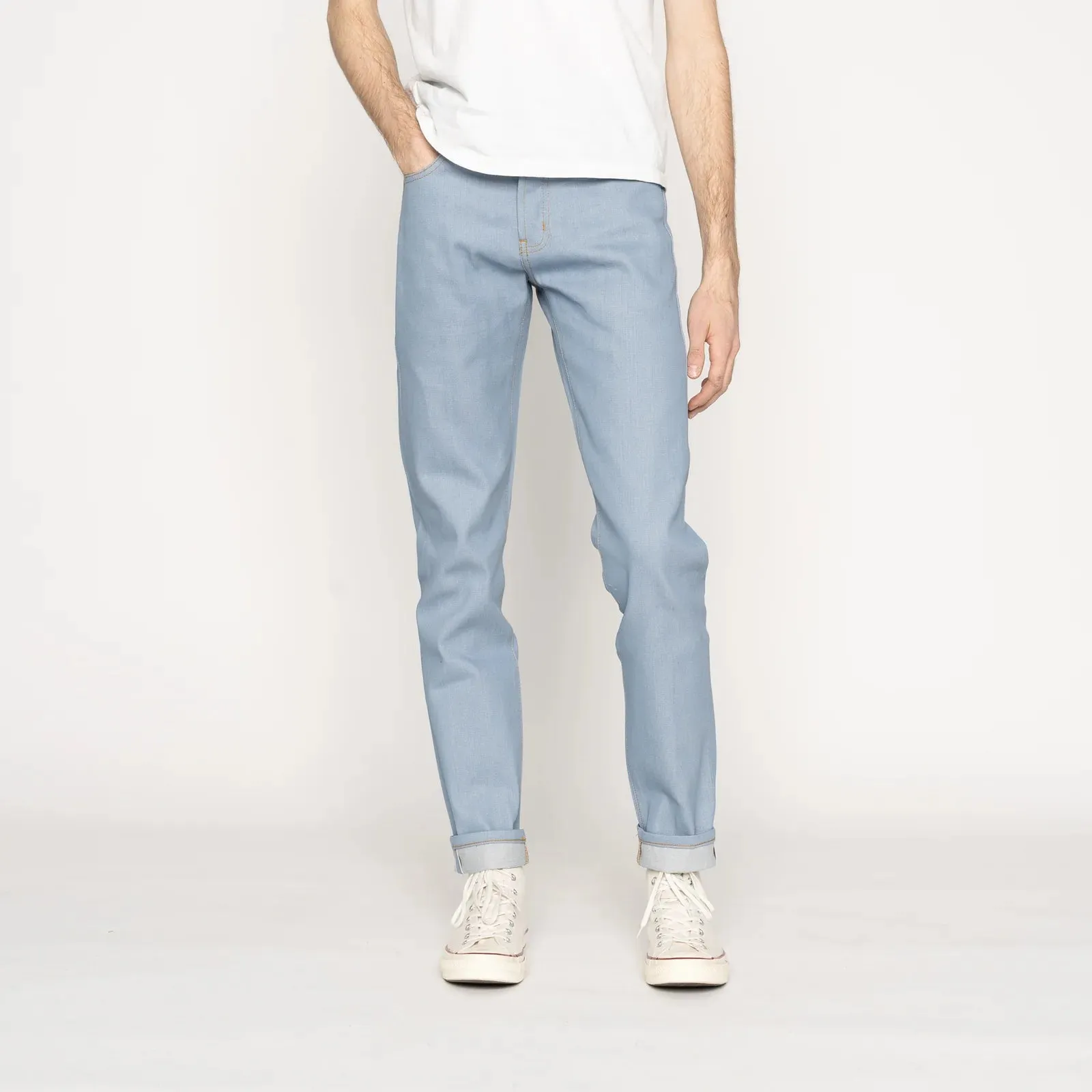 Naked and Famous - Super Guy - Left Hand Twill Selvedge - Sky Blue Edition