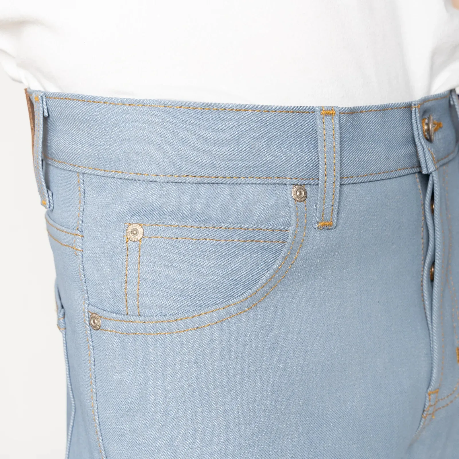 Naked and Famous - Super Guy - Left Hand Twill Selvedge - Sky Blue Edition