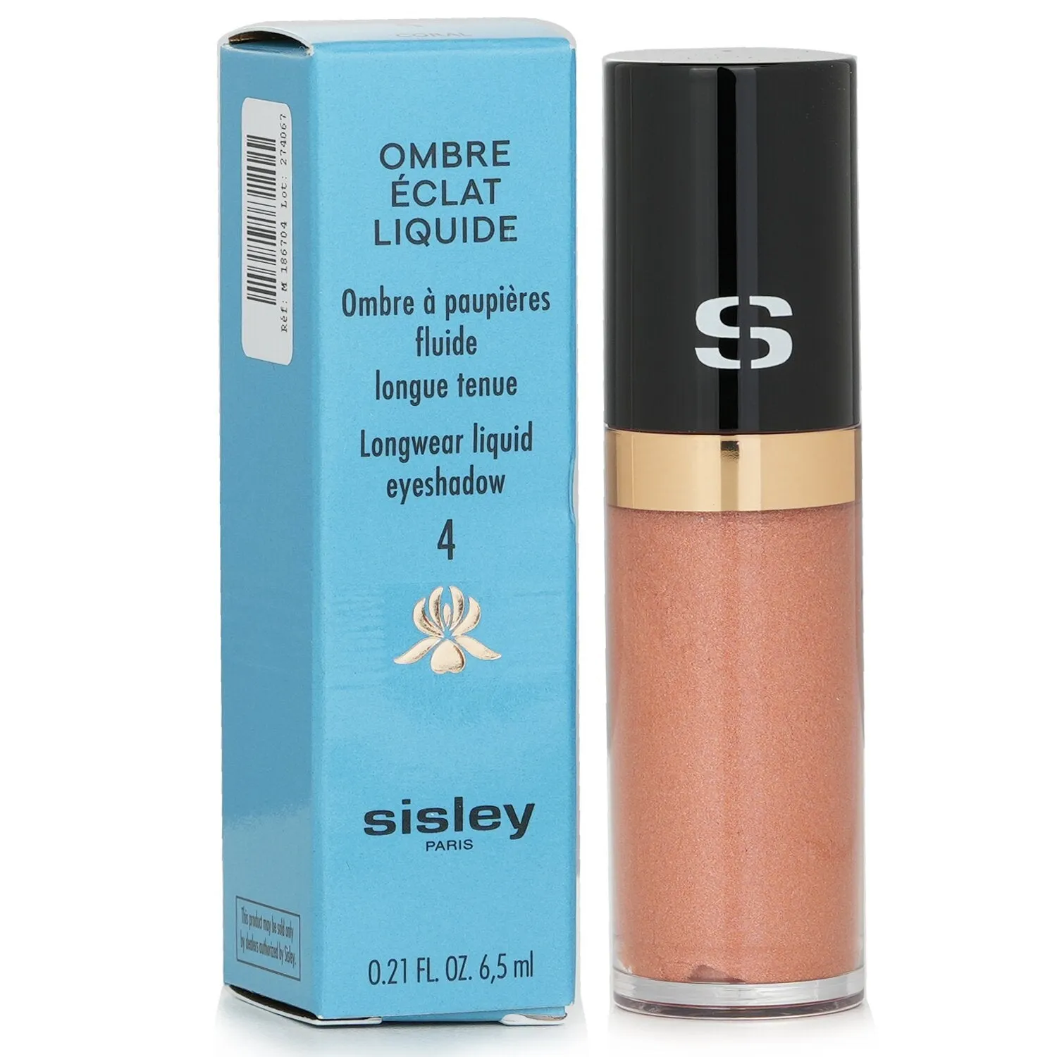 Ombre Eclat Longwear Liquid Eyeshadow - #4 Coral