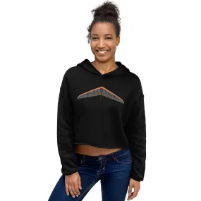 Orange Glider | Crop Hoodie