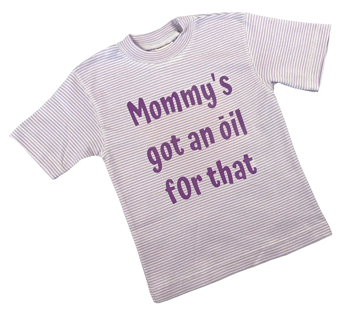 Short Sleeve Organic Striped Tees Mommys Got An Oil