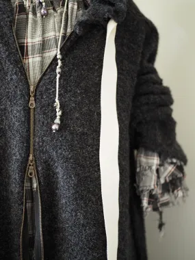 Sloppy Joe Zip hoodie ( Alpaca) - Charcoal