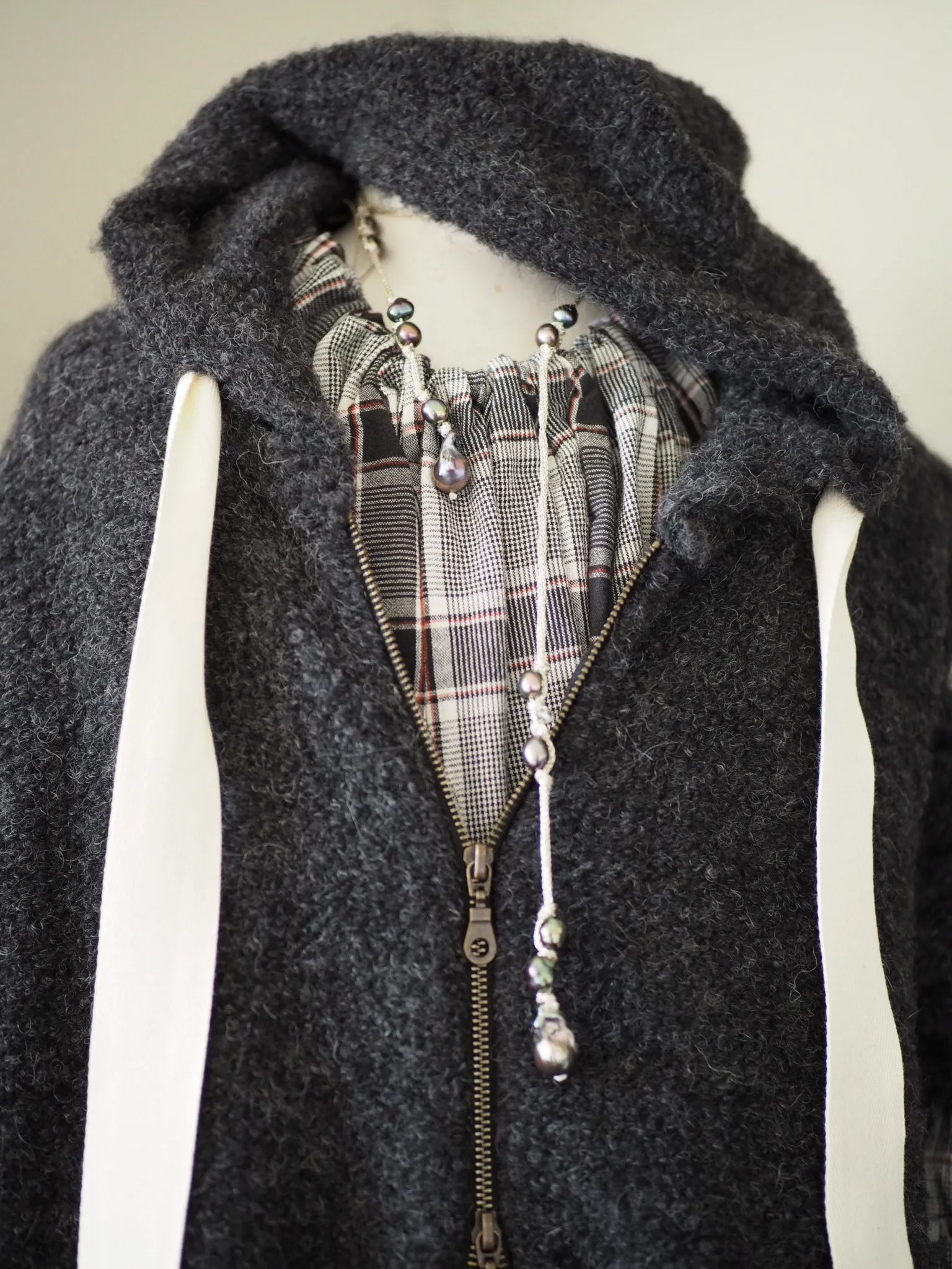 Sloppy Joe Zip hoodie ( Alpaca) - Charcoal