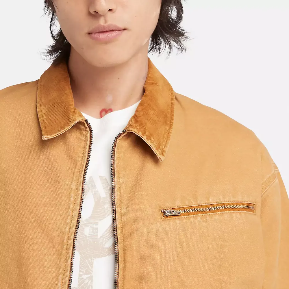 Stafford Washed Canvas Jacket For Men