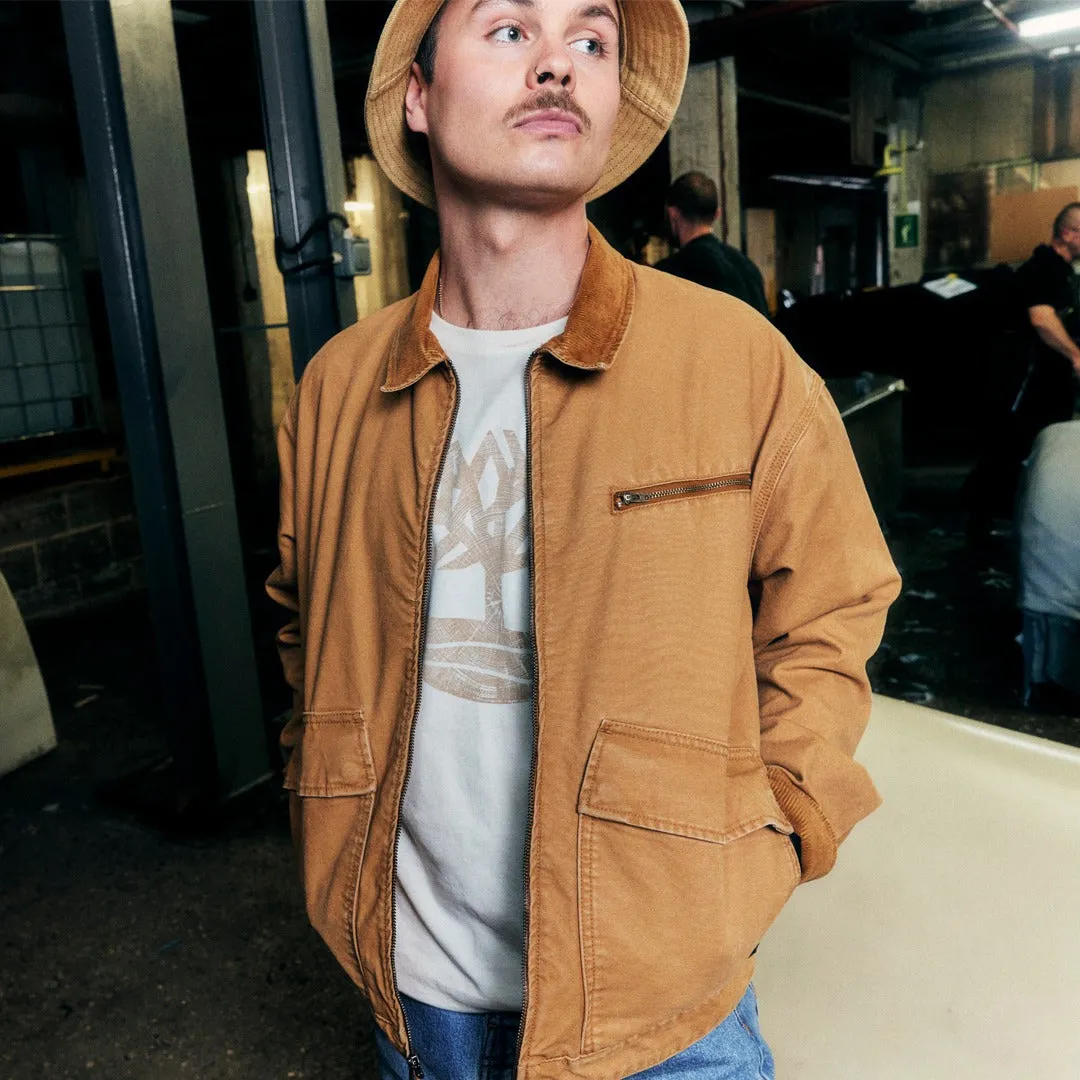 Stafford Washed Canvas Jacket For Men