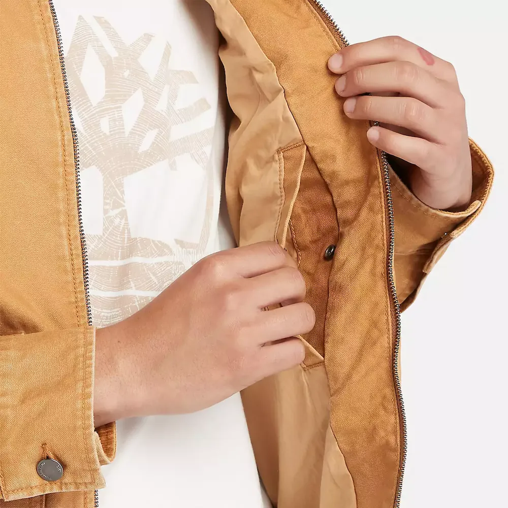 Stafford Washed Canvas Jacket For Men