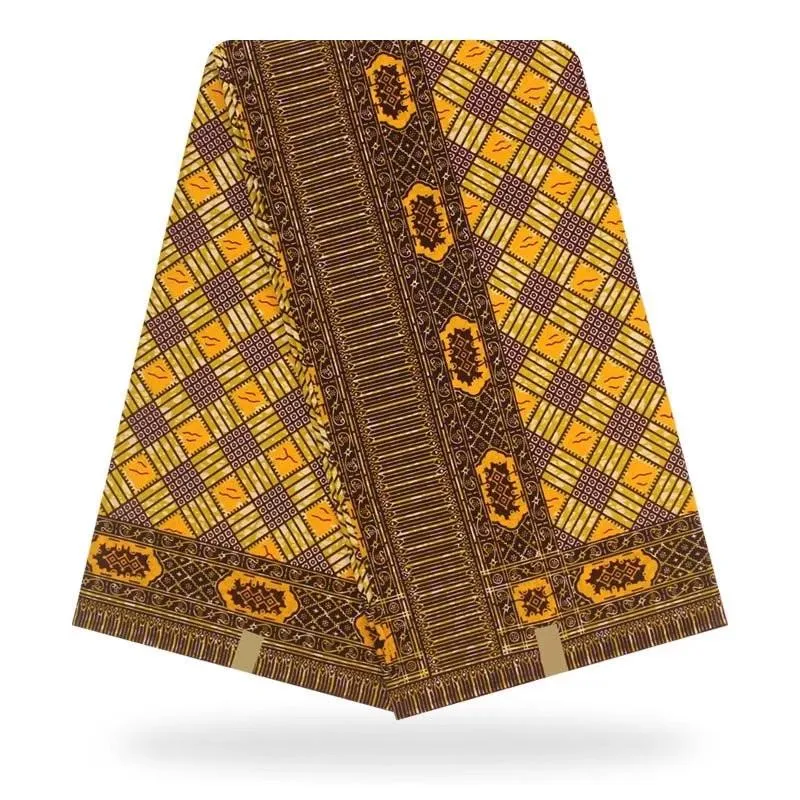 Stylish Designed Printed Wax Fabric - 100% Cotton